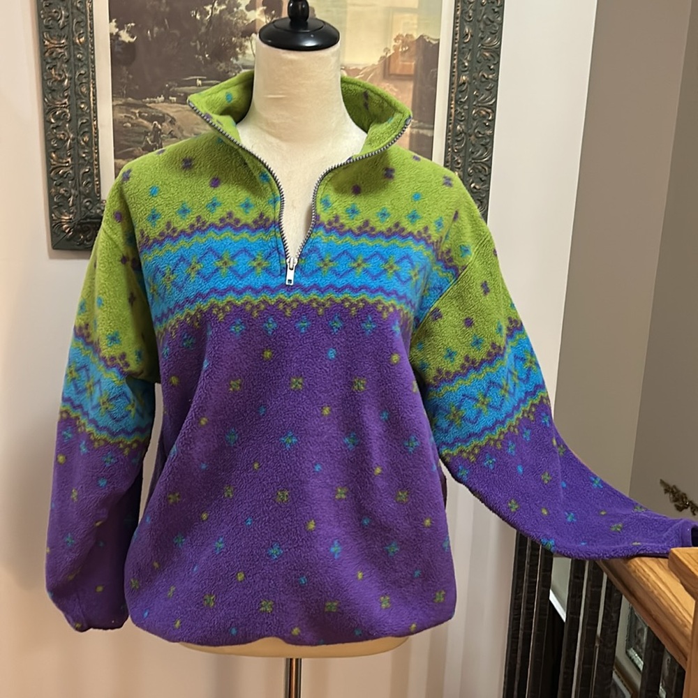 Colorful Patterned Women's Sweater